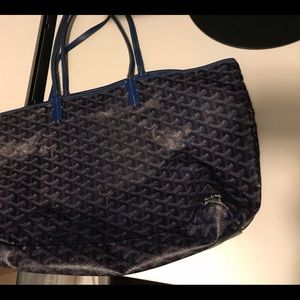Blue Goyard Tote
